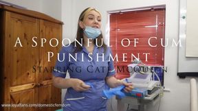 A Spoonful of Cum Punishment