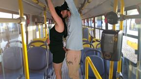 Student gets fucked on the bus!