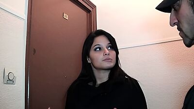 Young sublime brunette French unfaithful fucked by 2 perverts