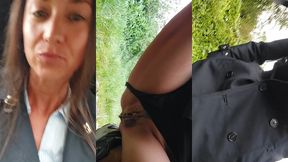 coucou,je m arrete en bord de route pour faire une pause pipi... que tu ...