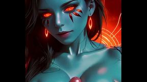 3D HQ AI Medusa POV Enormous Tits Sex w/ Sound added