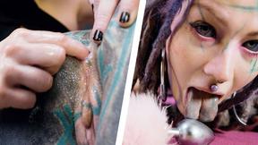 ”Pet Play Dominatrix Controls Tattoo Cat-hottie”