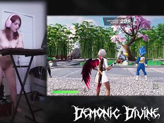 Gamer Gooner Hotty Plays Fortnite with Bang Machine Part 1