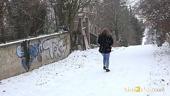 Snowy Steps by Got2Pee - where girls come to piss