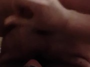 Self lick auto fellatio   Just the tip cum in mouth
