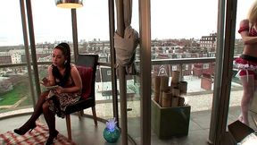 kaia kane and cindy behr in hot threesome action