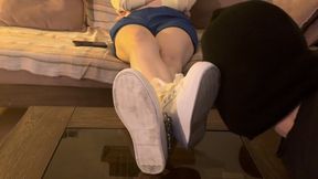 Goddess Adriana Sneaker Worship & Sock Smelling Domination
