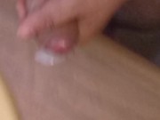 Cumming on my mother in laws bathroom counter.