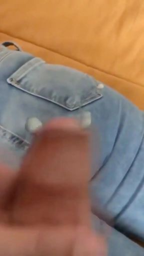 I masturbate while caressing my stepmother as she rests, I cum in her ass   Clip 3