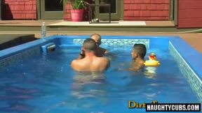 Brazilian queer trio-some With jizz shot