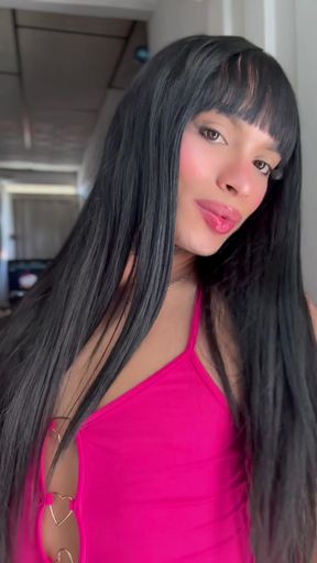 Trans Models Big Hard Cock and My Ass