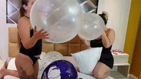 BALLOON JEALOUSY: NAUGHTY GIRLS POPPING - MILLY AMORIM - CLIP 5 - KC PRODUCTIONS