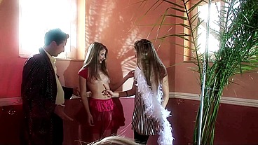 Cherry Jul Takes Anal From Steve Holmes In Group Orgy