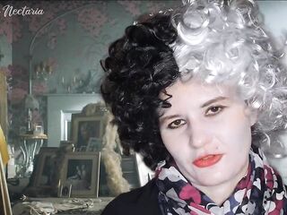 Cruella will measure and suck your rod. That babe's obsessed with u