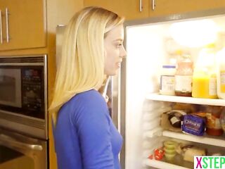 Teen stepdaughter finds out stepdad weenie size and craves it badly