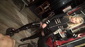 PVC Thigh Boots Licking Instruction - 3 - HD