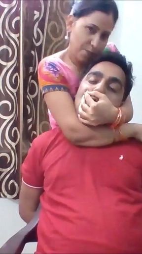 Handling Her Husband with Handgag!