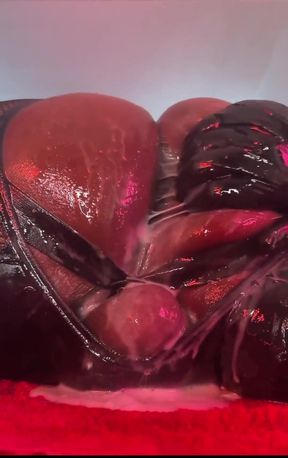 Femboy Gapes Hole with Cone Shaped Dildo