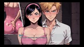 my new girlfriend [ taboo hentai game ] ep.71 dark alley swinging 4some !