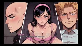 my new girlfriend [ taboo hentai game ] ep.71 dark alley swinging 4some !