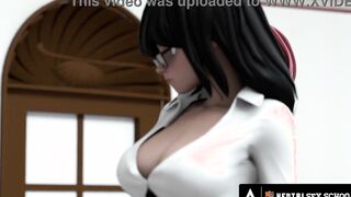 ANIME SEX UNIVERSITY - Amazingly Hot Jugs Futanari Sexy CREAMPIES Anime mom Principal!