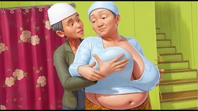 Sexy Older Woman's Lewd Fantasies Come True in CartoonXXX