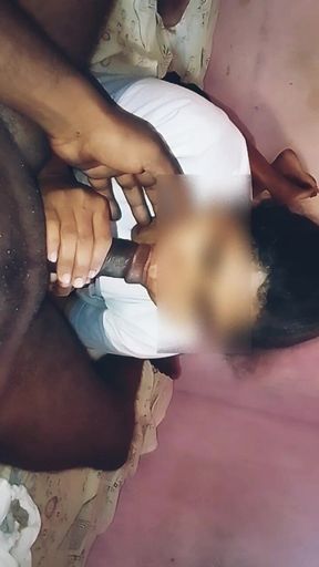 She Wears White Panty and Takes Her Stepsister in Her Mouth and Massages with Oil and Puts the Stuff on Her