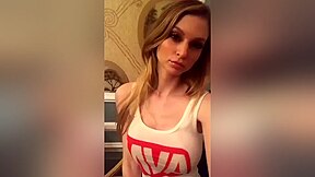 Girl Shows Her Big Perfect Boobs On Snapchat
