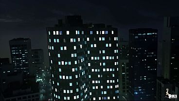 Big tit Asian babe gets cum splattered as the BBC futa Boss long dicks her new PAWG assistant