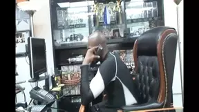 Slutty ebony milf takes big black cock