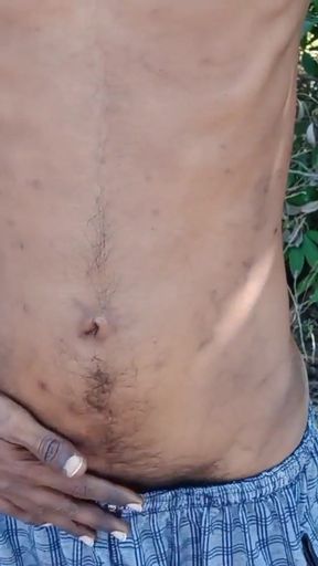 Rajesh Playboy 993 daring outdoor masturbation in abandoned estate, showing ass, butt, moaning and cumming   Clip 1