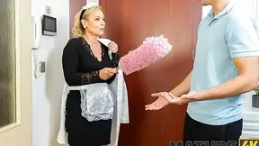 Older lady gets fucked doggy style and can't stop moaning like a damn animal