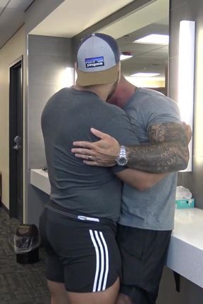 Hook-up in the gym locker room!