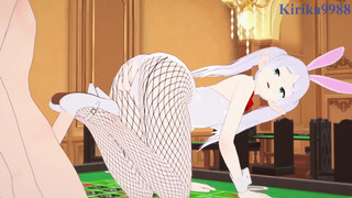 Frieren (Bunny Nymph) and I have strong fuck-a-thon in the casino. - Sousou no Frieren Manga porn