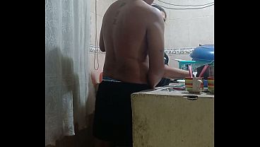 Mexicana Sexo anal en la cocina, ap&uacute_rate mi jefa llegar&aacute_ en cualquier momento CDMX