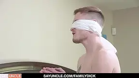 Josh Cannon In Horny Stepdad Ties And Blindfolds Innocent Stepson