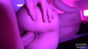 Fucking Bitch's Meaty Pussy in Pantyhose Closet