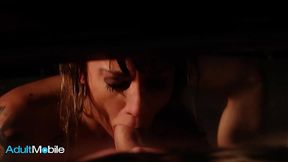 ADULTMOBILE - Sexy Milf Rubs Her Pussy In The Bathtub Before Getting Joined And Pounded By Her Hot Date