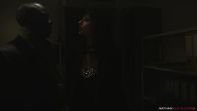 hot auditor ava courcelles tight pussy fucked by joss lescaf s bbc & gets cum all over her round tight ass - 4k