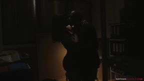 hot auditor ava courcelles tight pussy fucked by joss lescaf s bbc & gets cum all over her round tight ass - 4k