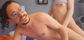 Shemale fuck Boyfriend ass on cam