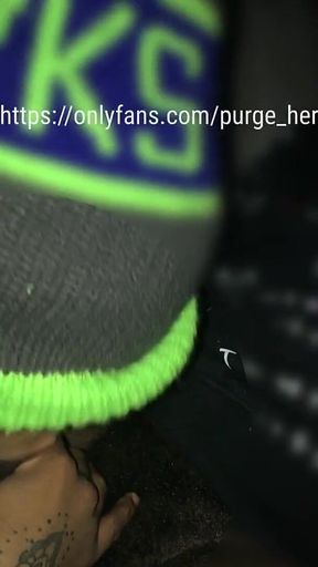 Mixed Lightskin Tattooed Chick Car Head