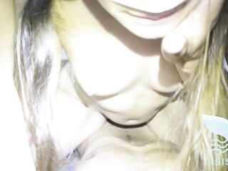 Small European redhead with very white skin and charming hair likes to be drilled hard