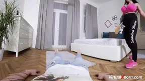 Monster boob MILF Sandra Sturm gets merciless POV fucked