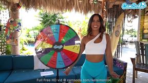 big ass flexible milf kelsi monroe rides a suction dildo at her backyard - live on camsoda