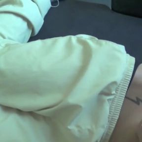 Asian slut fucked by sneakers of badboy master