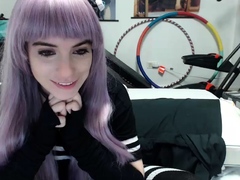 Milky ass solo hoe anally toys