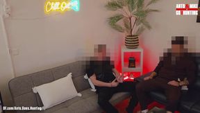 Straight muscle hunk destroyed by security guard first time anal