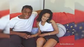 Petite British teen takes on 4 BBCs in wild group casting