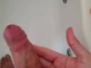Hentai lover Cuming in the shower - auto massage - jerk off